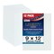 9 X 12 Inch Professional Art Canvas Board Panels 12 Pack - 8 Ounce Heavyweight Cotton Acid Free Canvases for Painting Acrylics and Watercolor (1 Case of 12 Single Canvas Painting Panels)